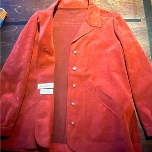 Ultra suede blazer. Super unique and gorgeous on